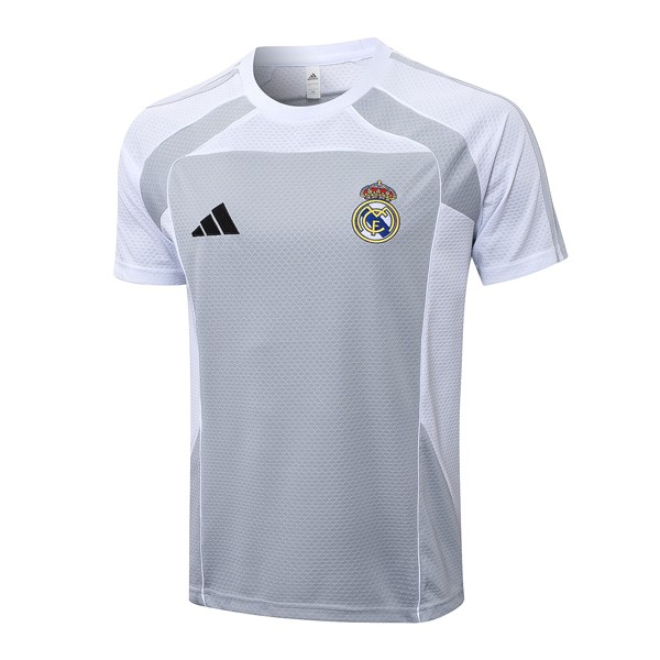 Maillot Entrainement Real Madrid 2025-26 Bleu Gris 3